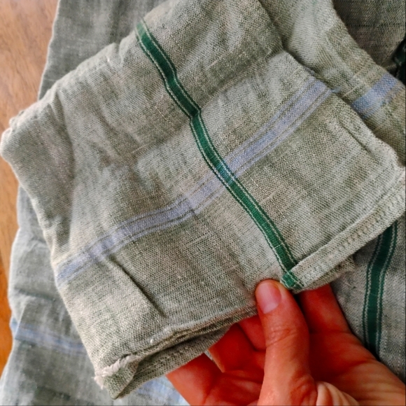 NWOT Auntie Otis Cotton Khadi Napkin Set- Green - Picture 2 of 3